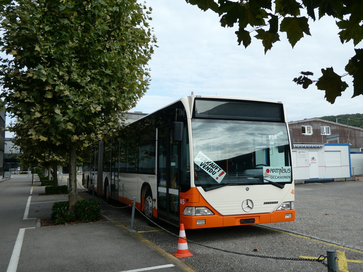 (228'305) - BSU Solothurn - Nr. 45 - Mercedes am 25. September 2021 in Biel, Rattinbus