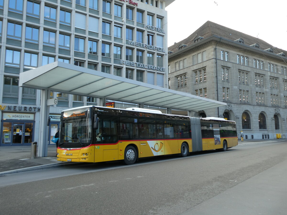 (229'067) - Eurobus, Arbon - Nr. 7/TG 52'209 - MAN am 13. Oktober 2021 beim Bahnhof St. Gallen