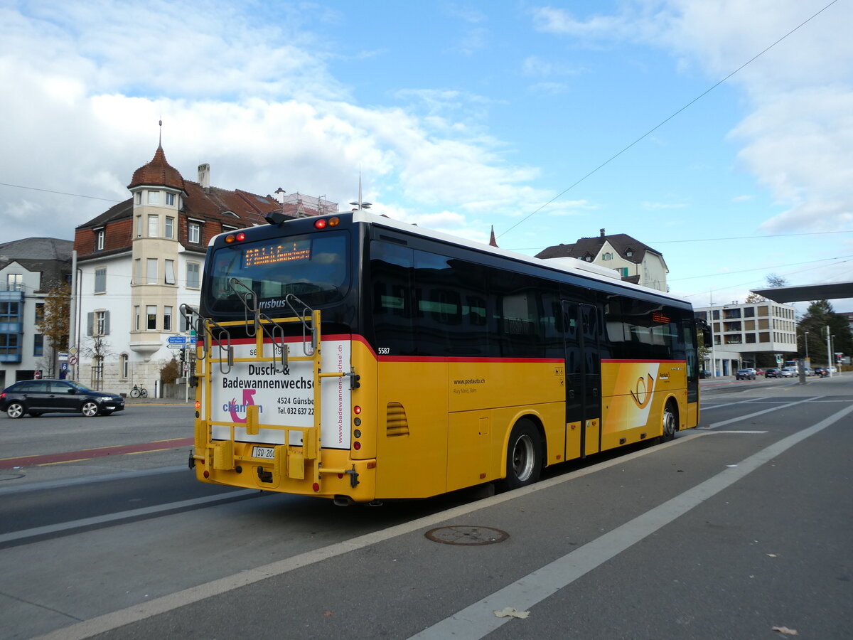 (230'175) - Flury, Balm - SO 20'030 - Irisbus am 8. November 2021 beim Hauptbahnhof Solothurn