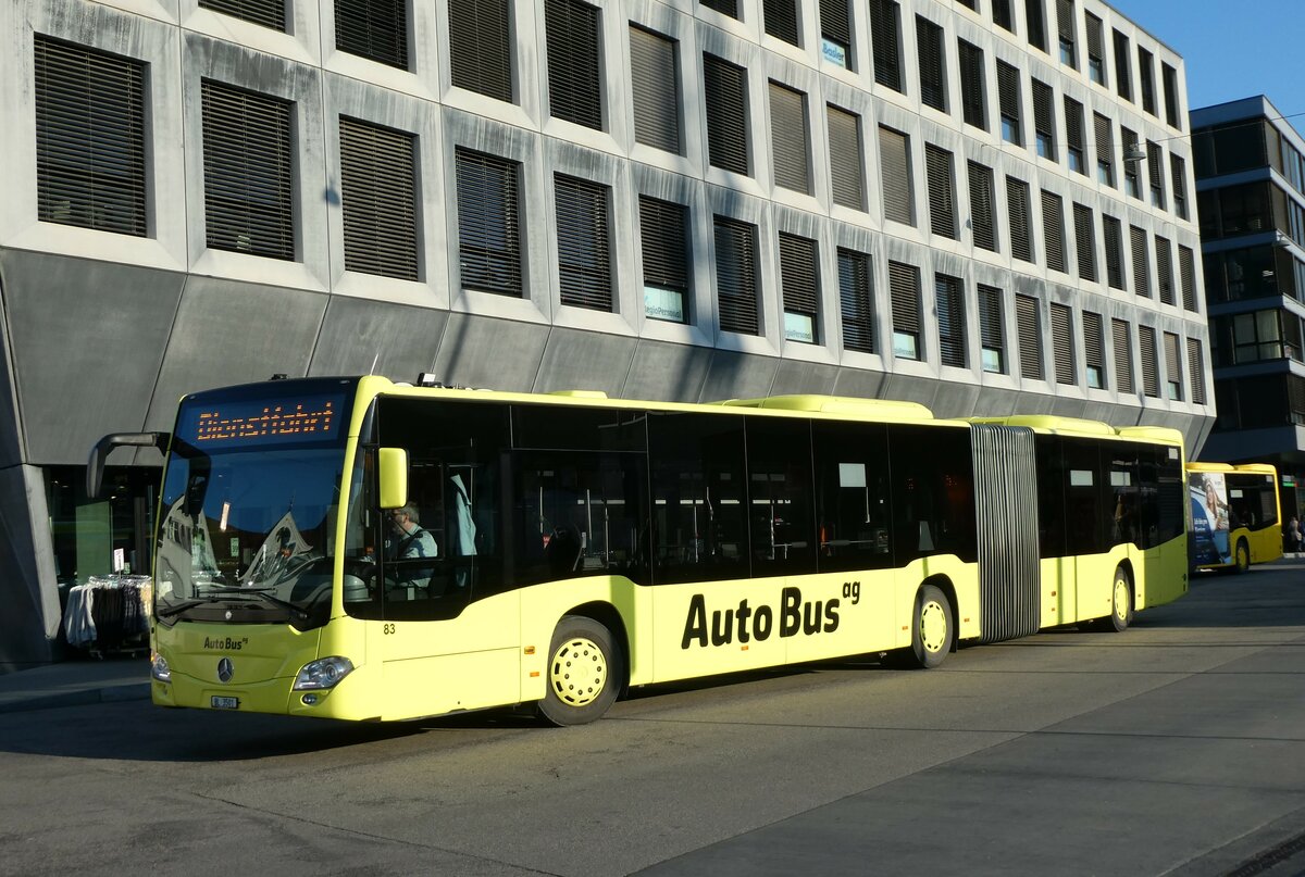 (230'274) - AAGL Liestal - Nr. 83/BL 3501 - Mercedes am 9. November 2021 beim Bahnhof Liestal