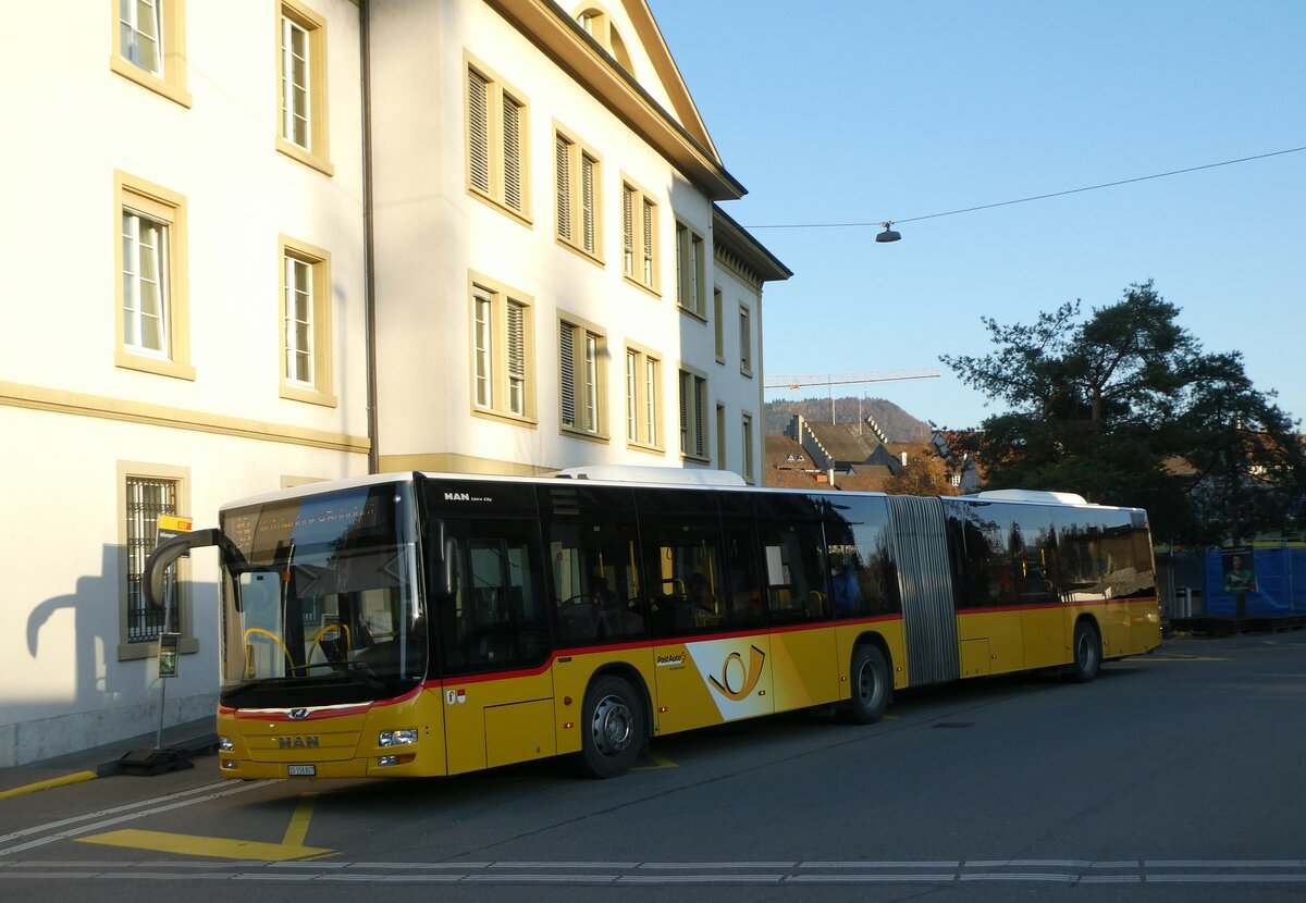 (230'293) - PostAuto Nordschweiz - SO 156'807 - MAN am 9. November 2021 beim Bahnhof Liestal