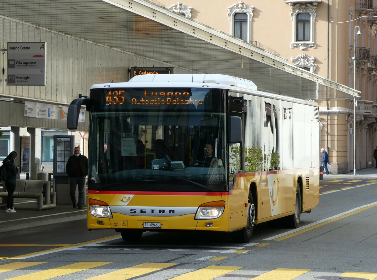 (230'390) - AutoPostale Ticino - Nr. 539/TI 69'460 - Setra am 10. November 2021 in Lugano, Centro