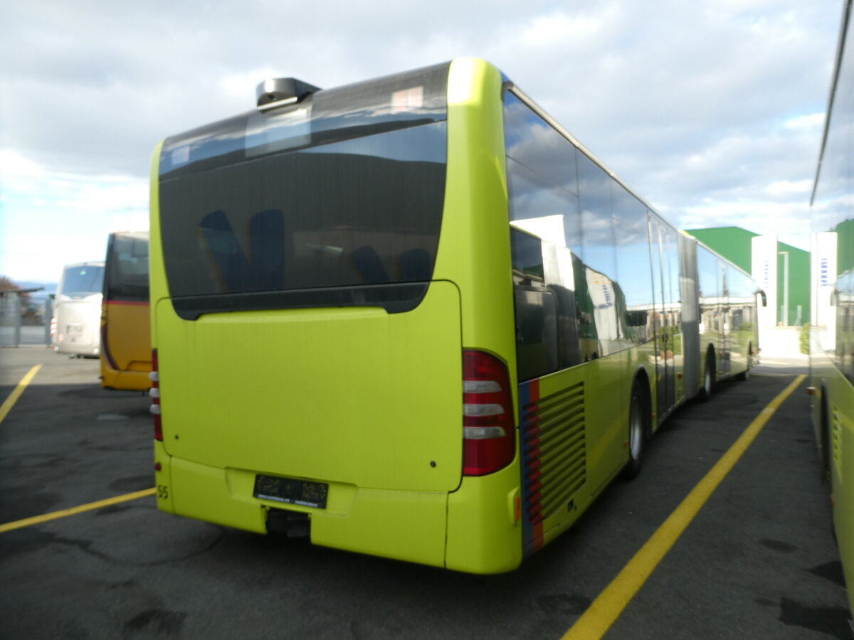 (232'577) - Aus Liechtenstein: PLA Vaduz - Nr. 55 - Mercedes am 30. Januar 2022 in Kerzers, Interbus