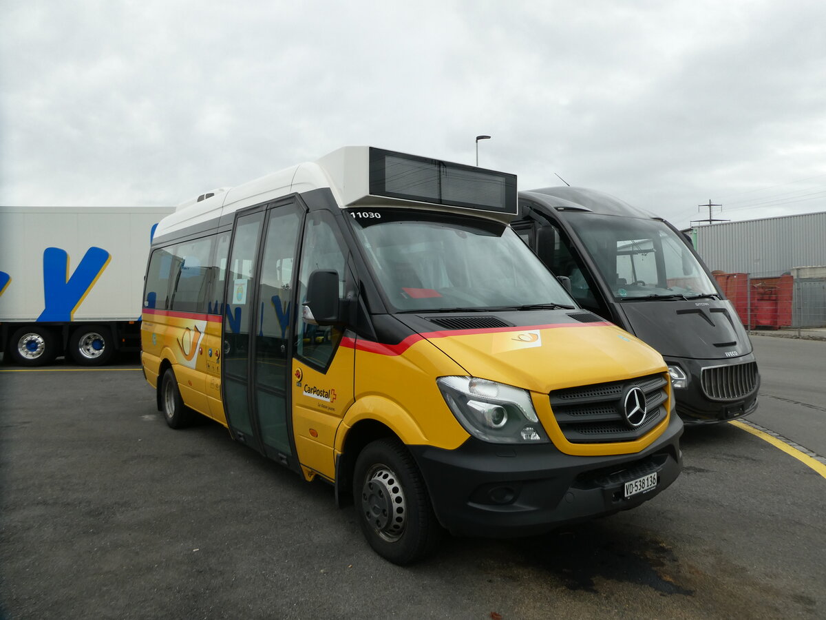 (232'699) - AVJ Les Bioux - VD 538'136 - Mercedes am 6. Februar 2022 in Kerzers, Interbus 