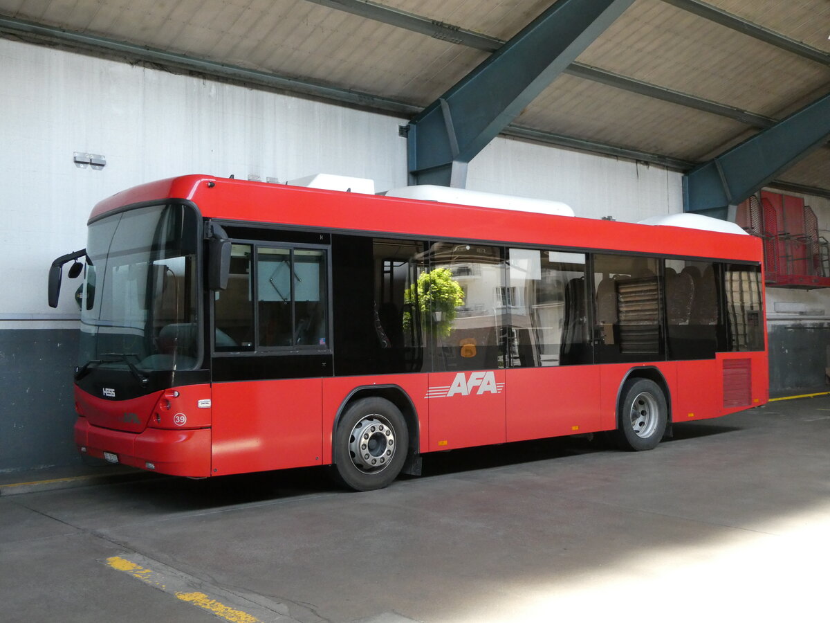 (237'276) - AFA Adelboden - Nr. 39/BE 25'753 - Scania/Hess am 19. Juni 2022 in Adelboden, Busstation