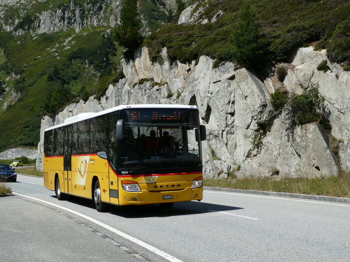 (238'411) - PostAuto Bern - Nr. 73/BE 171'453 - Setra (ex AVG Meiringen Nr. 73) am 24. Juli 2022 bei Gletsch