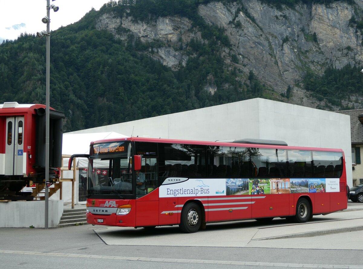 (238'798) - AFA Adelboden - Nr. 24/BE 26'701 - Setra am 1. August 2022 in Innertkirchen, Grimseltor (Einsatz: PostAuto fr Engstlenalp-Bus)