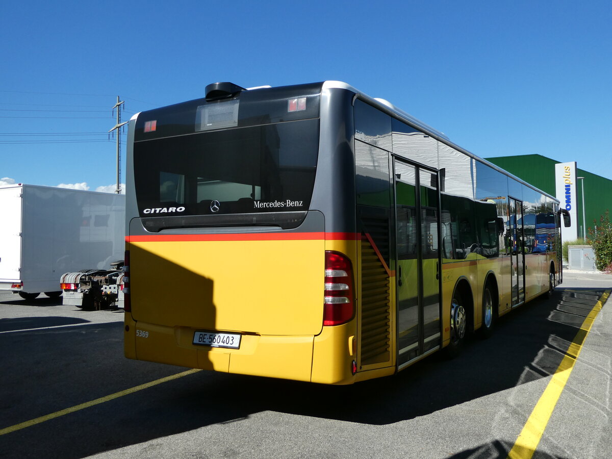 (240'024) - PostAuto Bern - Nr. 5369/BE 560'403 - Mercedes (ex Nr. 654) am 11. September 2022 in Kerzers, Interbus
