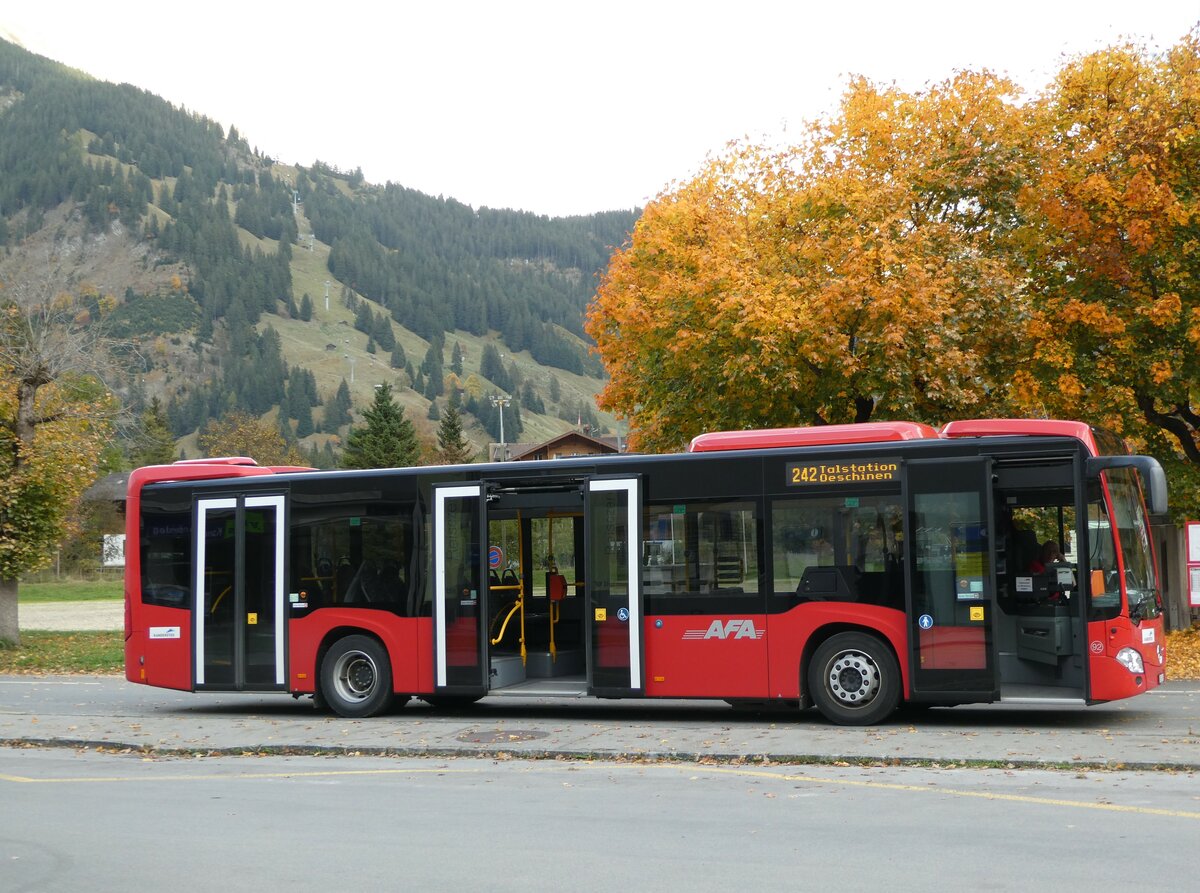 (240'881) - AFA Adelboden - Nr. 92/BE 19'692 - Mercedes am 10. Oktober 2022 beim Bahnhof Kandersteg