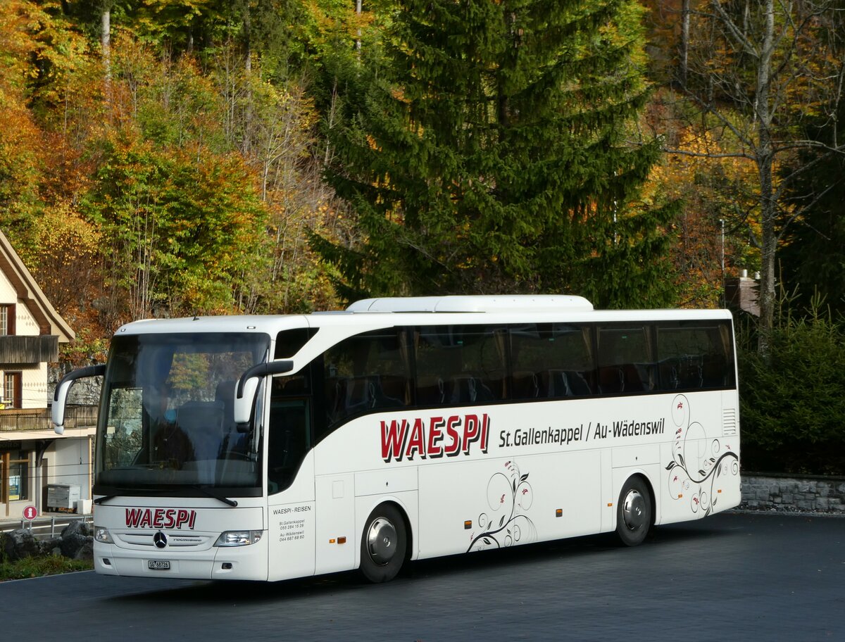 (241'706) - Waespi, St. Gallenkappel - SG 68'726 - Mercedes auf dem Brnigpass, Restaurant, Waldegg