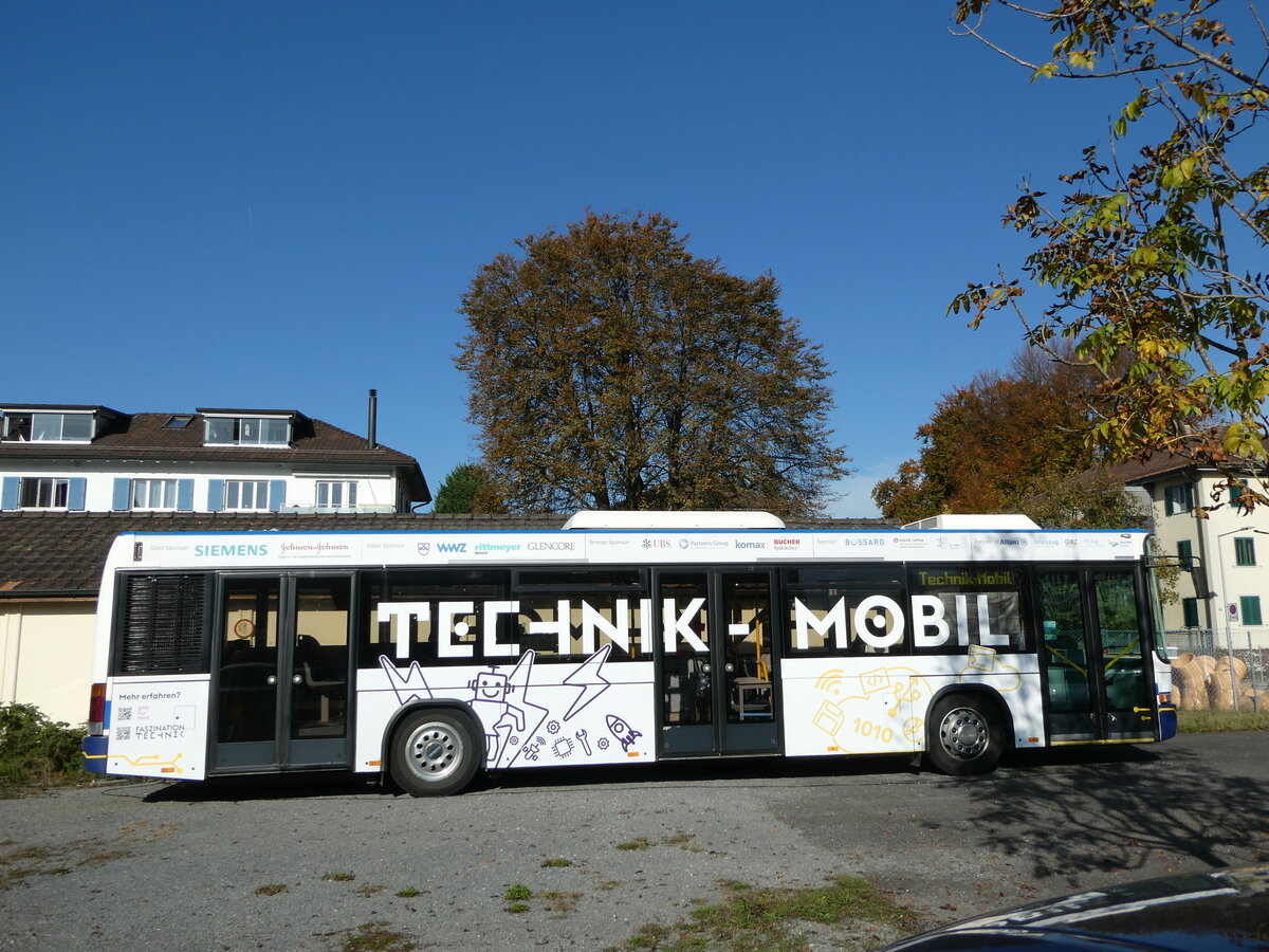 (242'051) - Technik-Mobil, Zug - ZG 106'801 - Scania/Hess (ex Odermatt, Rotkreuz Nr. 223) am 31. Oktober 2022 in Zug, Aabachstrasse