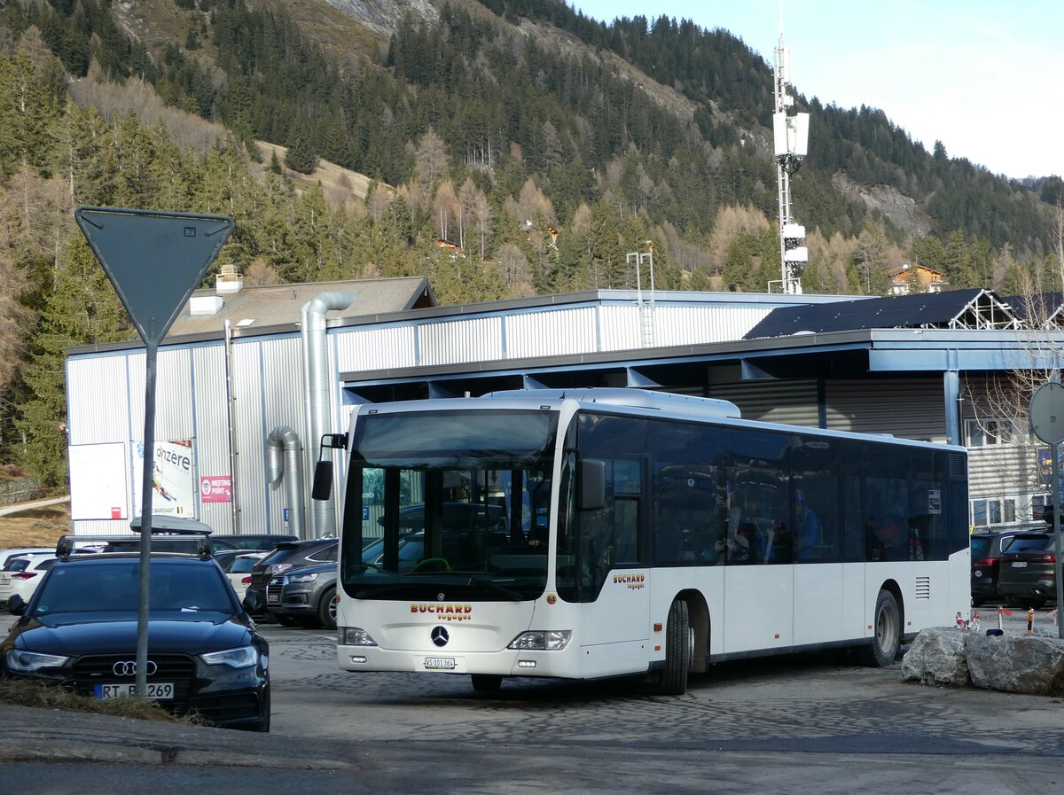 (244'271) - Buchard, Leytron - Nr. 64/VS 101'364 - Mercedes (ex TPL Lugano Nr. 309) am 28. Dezember 2022 in Anzre, Tlcabine
