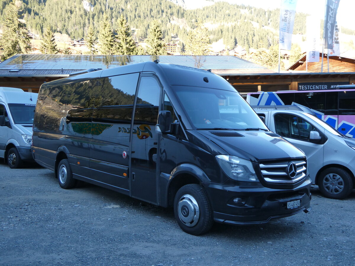 (244'784) - Nax Excursions, Nax - VS 467'450 - Mercedes am 7. Januar 2023 in Adelboden, ASB