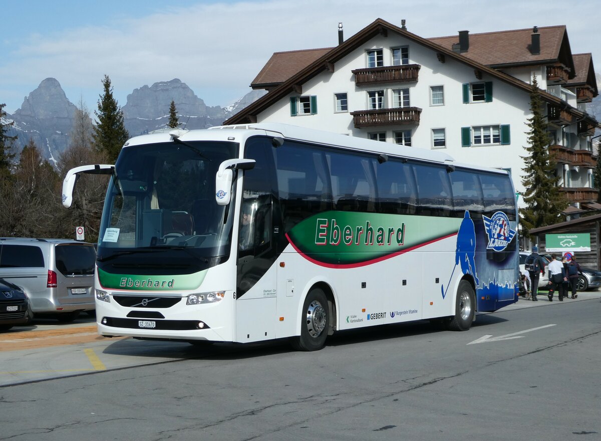 (246'502) - Eberhard, Altendorf - Nr. 6/SZ 31'470 - Volvo am 24. Februar 2023 in Flumserberg, Tannenboden