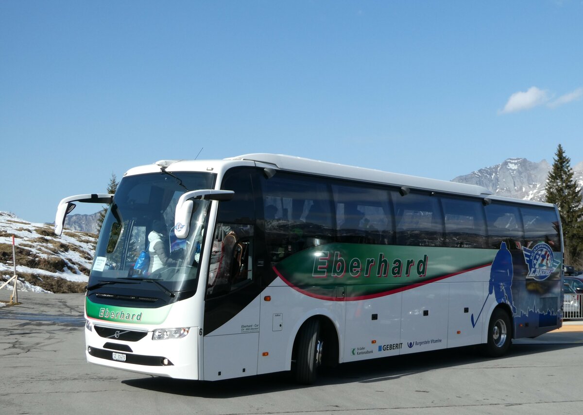 (246'503) - Eberhard, Altendorf - Nr. 6/SZ 31'470 - Volvo am 24. Februar 2023 in Flumserberg, Tannenboden