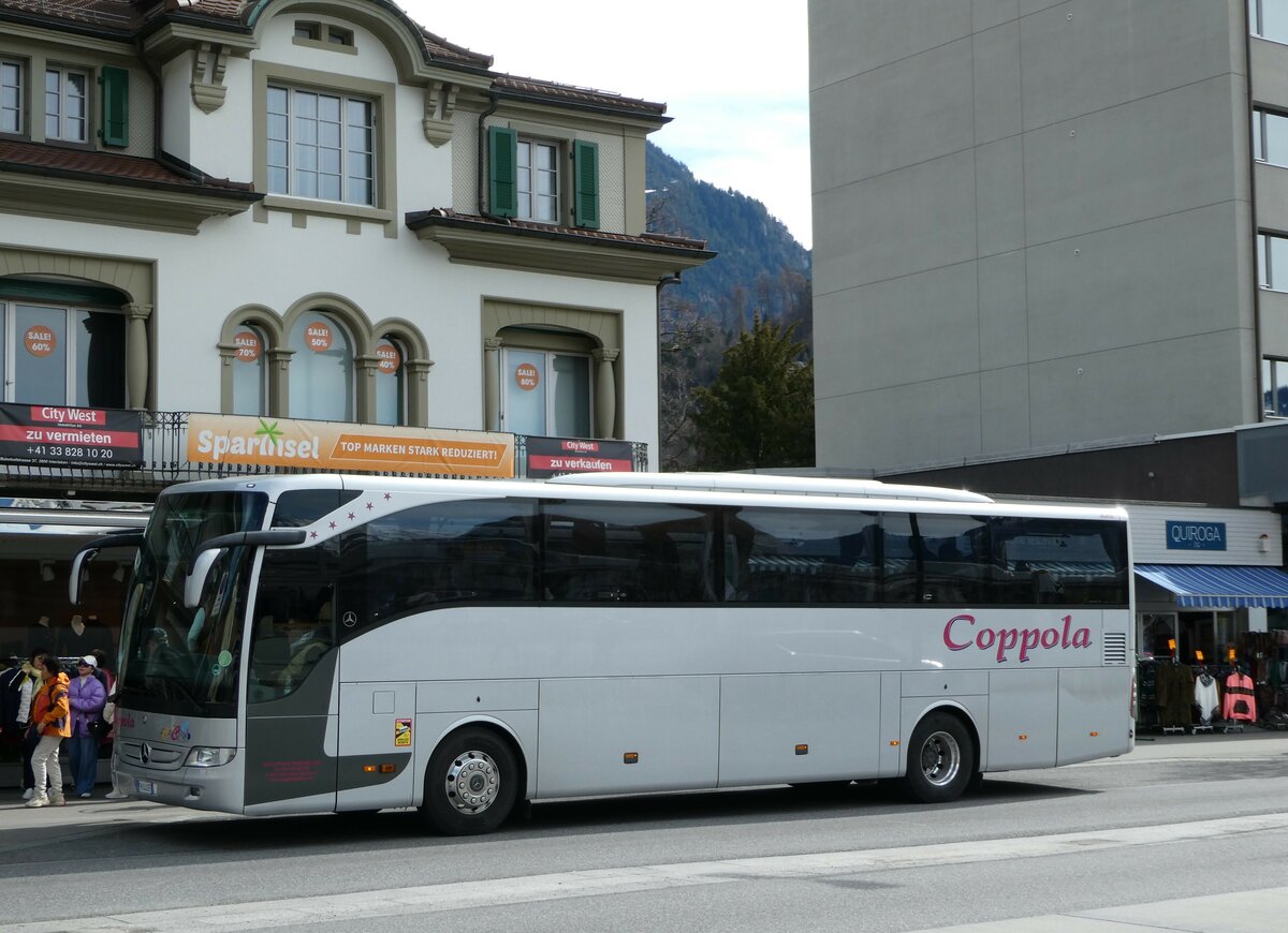 (247'189) - Aus Italien: Coppola, San Cipriano - FN-244 EF - Mercedes am 13. Mrz 2023 beim Bahnhof Interlaken West 