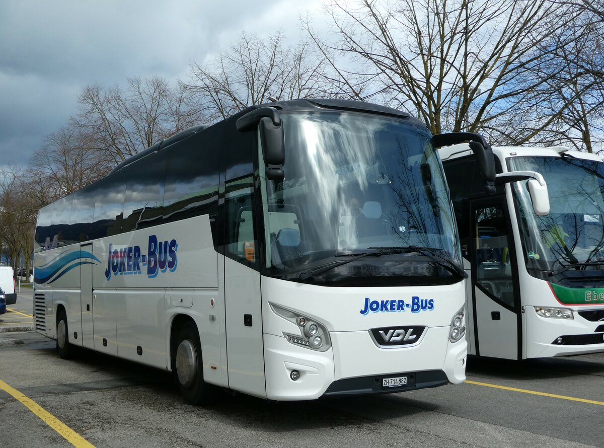 (247'681) - Joker-Bus, Zrich - ZH 714'882 - VDL am 25. Mrz 2023 in Yverdon, Patinoire