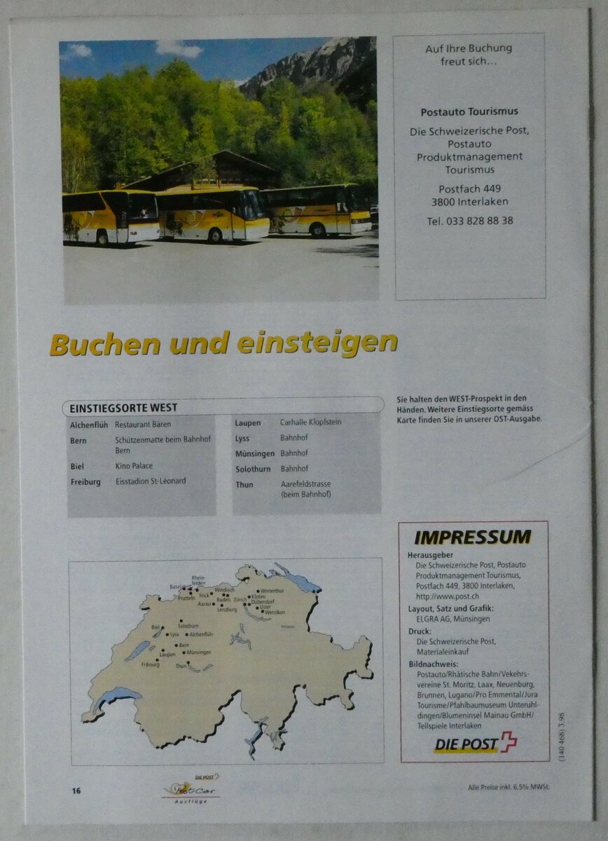 (247'736) - PostCar-Sommer 1998 am 26. Mrz 2023 in Thun (Rckseite)