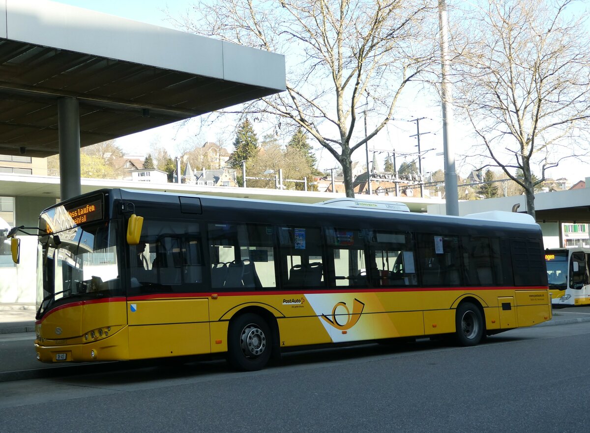 (248'036) - Rattin, Neuhausen - Nr. 297(13)/SH 413/PID 10'121 - Solaris am 6. April 2023 beim Bahnhof Schaffhausen