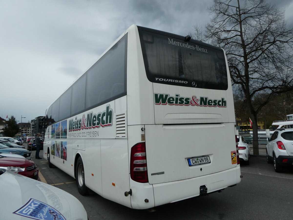 (248'376) - Aus Deutschland: Weiss&Nesch, Nagold - CW-WN 98 - Mercedes am 12. April 2023 in Thun, CarTerminal
