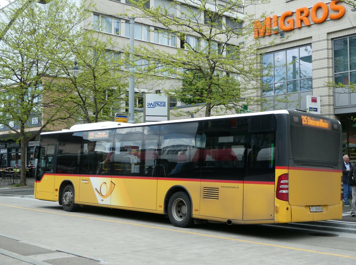 (249'895) - PostAuto Ostschweiz - TG 158'002/PID 5385 - Mercedes am 12. Mai 2023 beim Bahnhof Frauenfeld