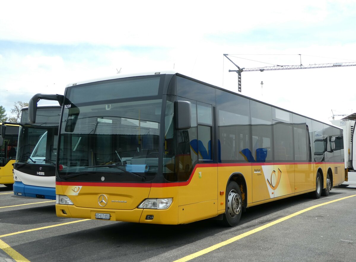(250'223) - CarPostal Ouest - VD 617'055/PID 5220 - Mercedes (ex PostAuto Ostschweiz; ex PostAuto Ostschweiz Nr. 8) am 18. Mai 2023 in Kerzers, Interbus
