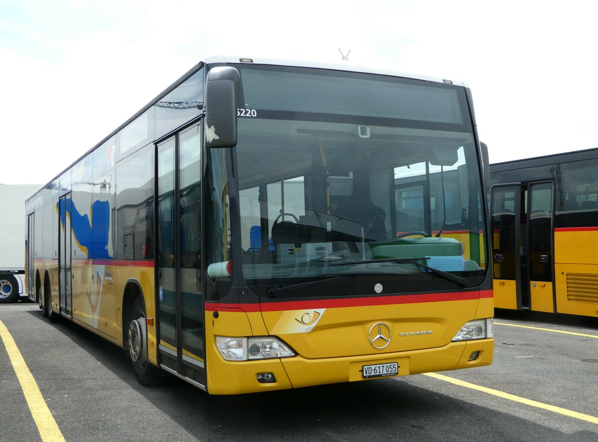 (250'224) - CarPostal Ouest - VD 617'055/PID 5220 - Mercedes (ex PostAuto Ostschweiz; ex PostAuto Ostschweiz Nr. 8) am 18. Mai 2023 in Kerzers, Interbus