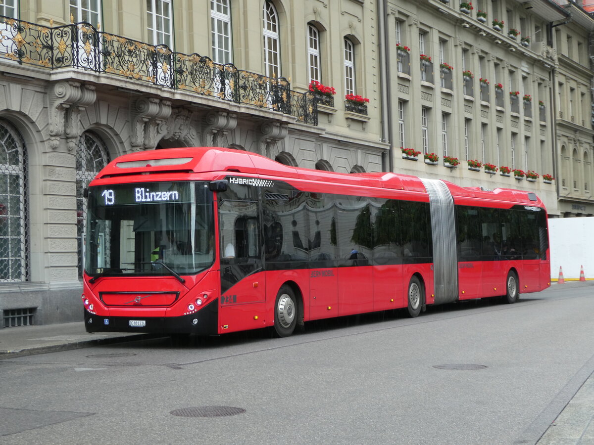 (252'931) - Bernmobil, Bern - Nr. 234/BE 881'234 - Volvo am 24. Juli 2023 in Bern, Bundesplatz
