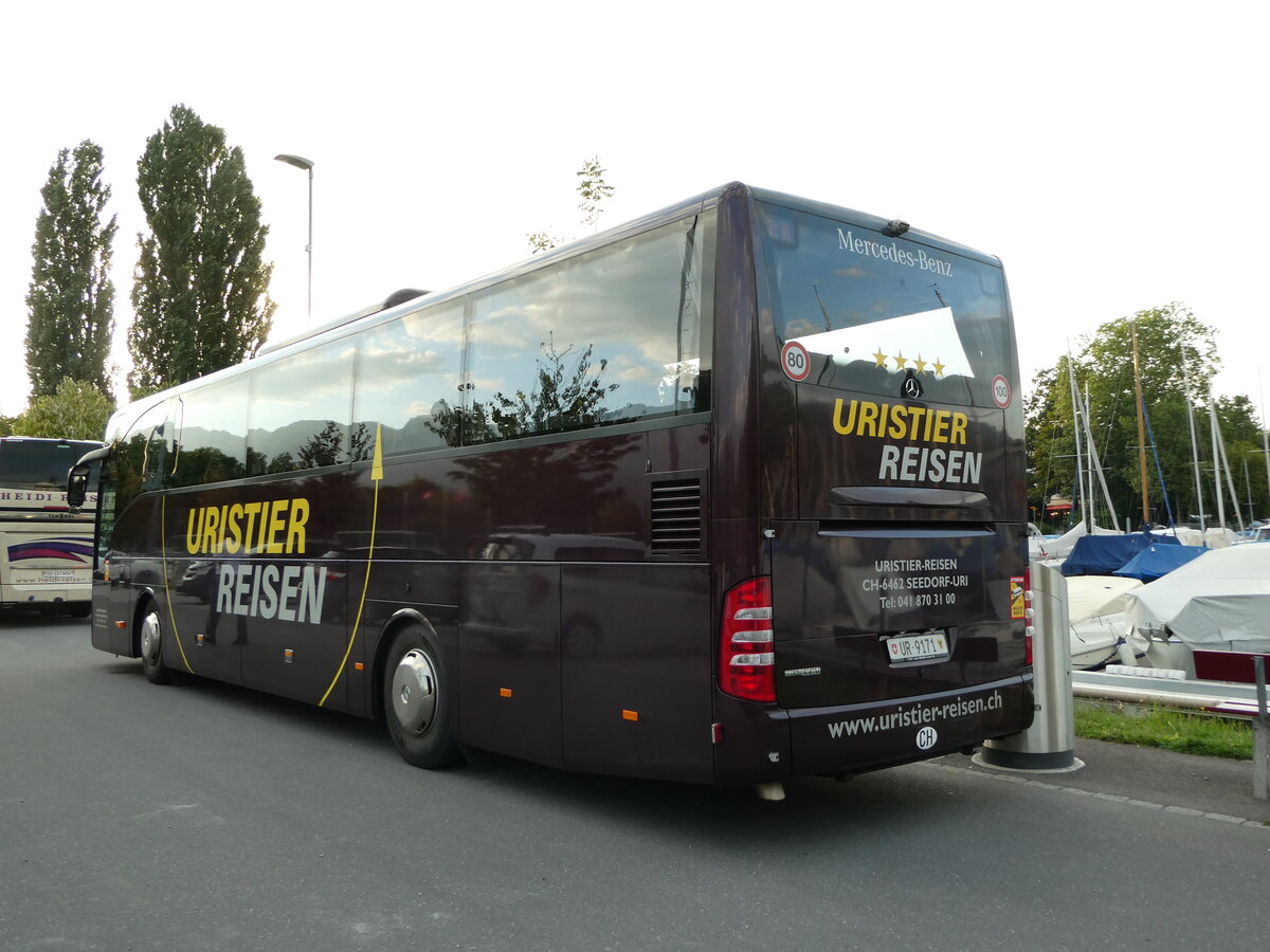 (253'762) - Uristier-Reisen, Seedorf - UR 9171 - Mercedes am 12. August 2023 in Thun, Strandbad
