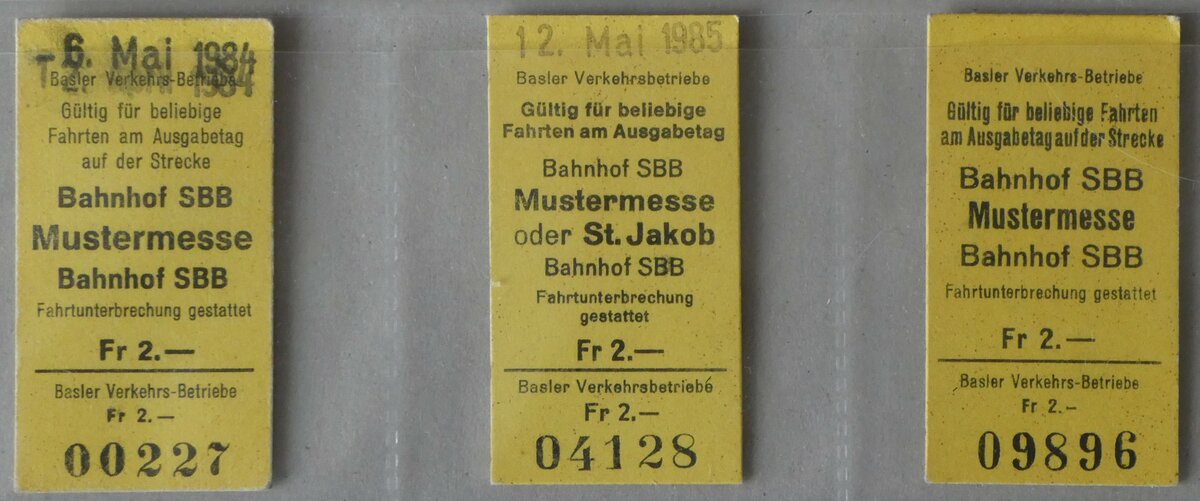 (253'767) - BVB-Tageskarten am 13. August 2023 in Thun