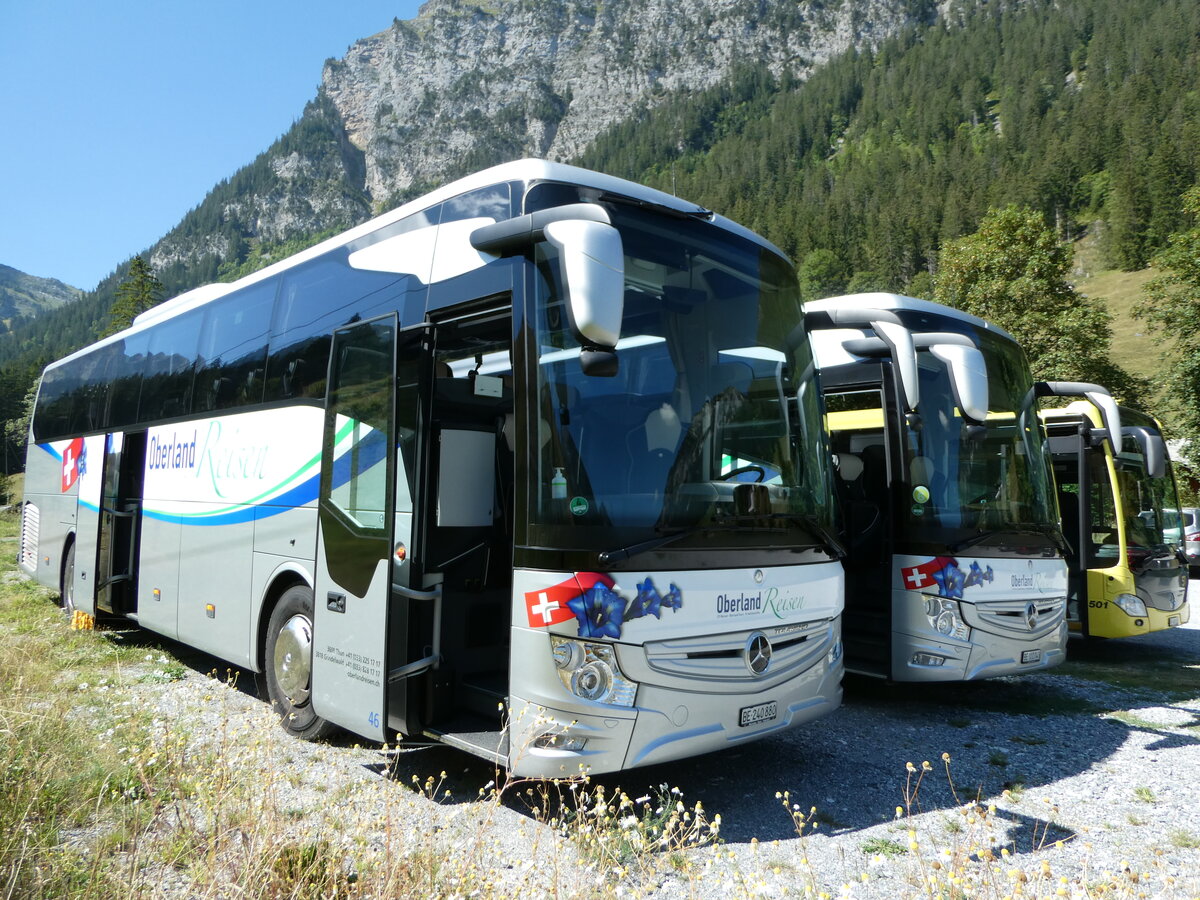 (254'131) - Oberland Reisen, Thun - Nr. 46/BE 240'880 - Mercedes am 22. August 2023 auf der Grimmialp
