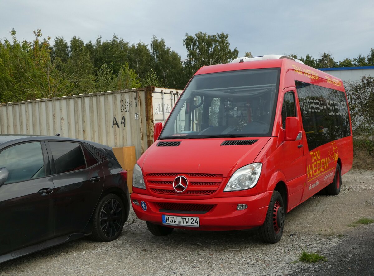 (254'397) - Wedow, Greifswald - HGW-TW 24 - Mercedes am 30. August 2023 in Greifswald, City Automobile