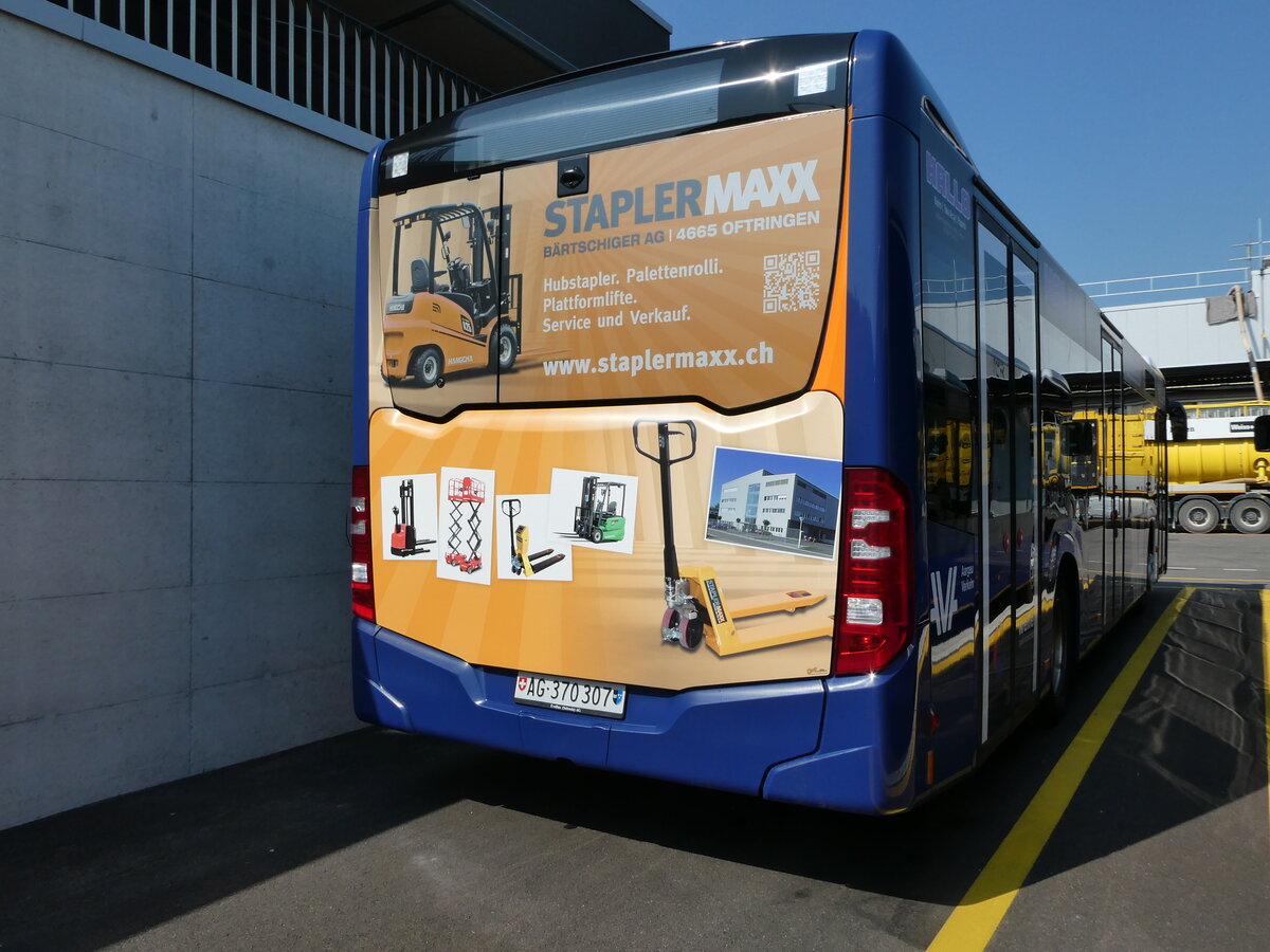 (254'989) - Limmat Bus, Dietikon - AG 370'307 - Mercedes am 9. September 2023 in Winterthur, Daimler Buses
