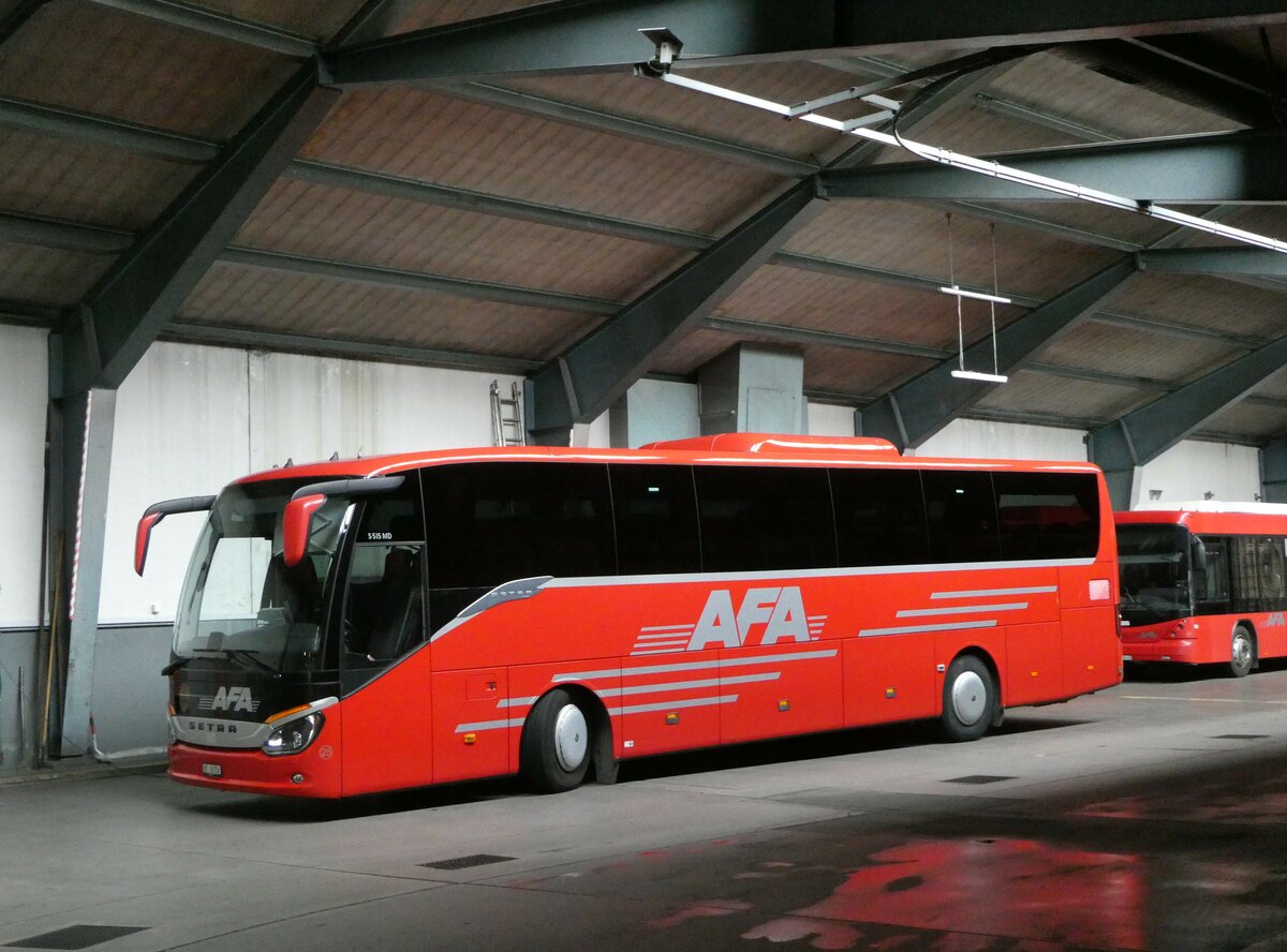 (255'180) - AFA Adelboden - Nr. 25/BE 26'706 - Setra am 14. September 2023 in Adelboden, Busstation