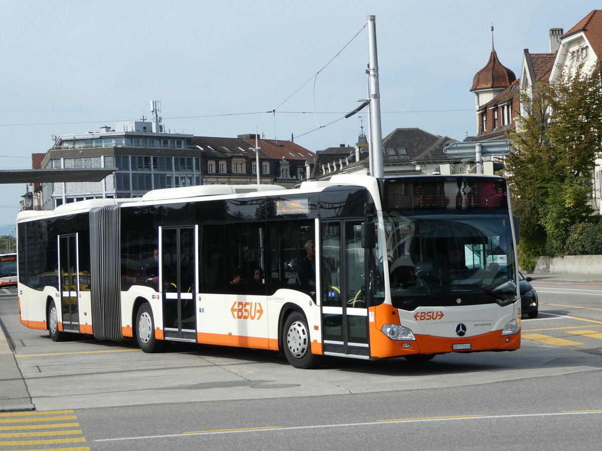 (255'651) - BSU Solothurn - Nr. 39/SO 172'039 - Mercedes am 28. September 2023 beim Hauptbahnhof Solothurn