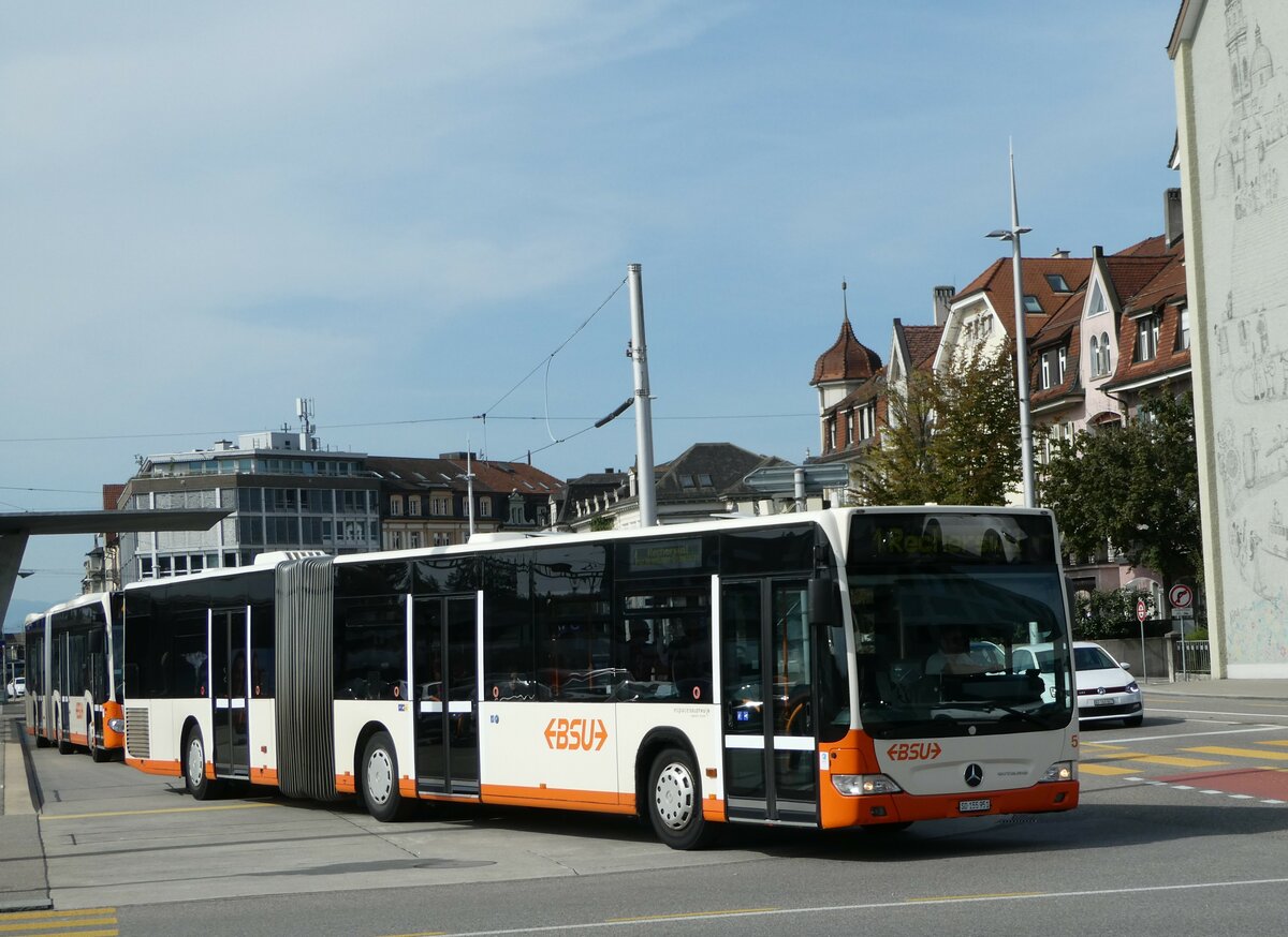 (255'657) - BSU Solothurn - Nr. 51/SO 155'951 - Mercedes am 28. September 2023 beim Hauptbahnhof Solothurn