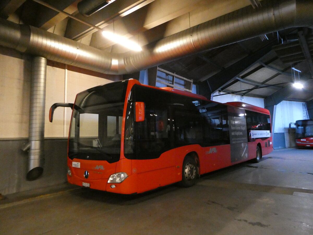 (256'818) - AFA Adelboden - Nr. 96/BE 823'926 - Mercedes am 7. November 2023 in Adelboden, Busstation