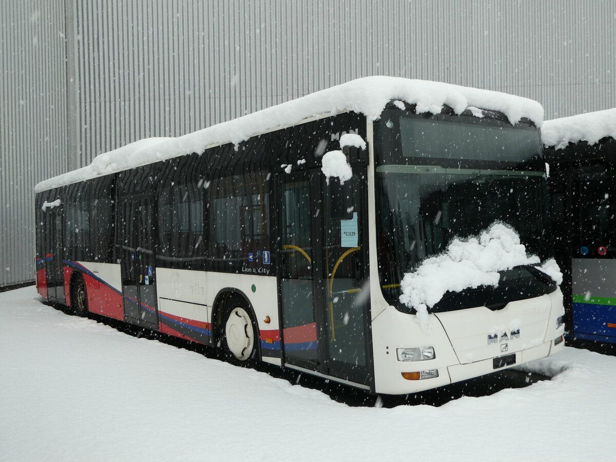 (257'374) - RVBW Wettingen - Nr. 84 - MAN am 2. Dezember 2023 in Winterthur, Daimler Buses