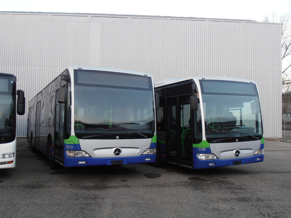 (257'687) - TPL Lugano - Nr. 305 - Mercedes am 16. Dezember 2023 in Winterthur, Daimler Buses