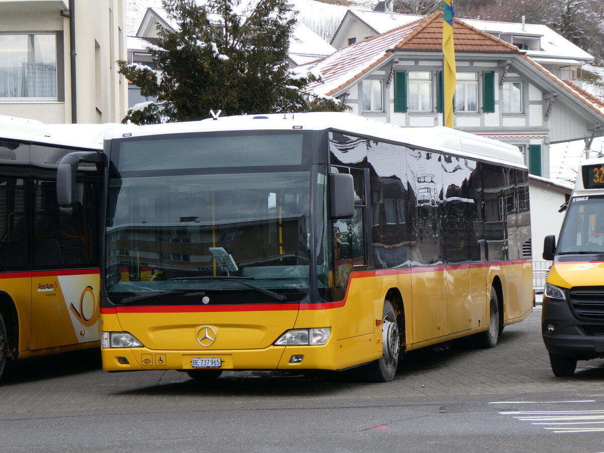 (258'816) - Engeloch, Riggisberg - Nr. 6/BE 737'965/PID 4846 - Mercedes am 22. Januar 2024 in Riggisberg, Post