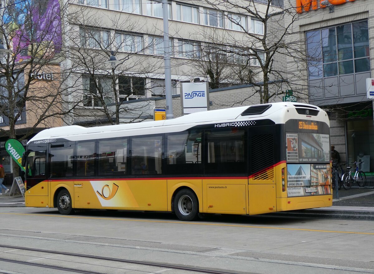 (259'059) - PostAuto Ostschweiz - TG 158'093/PID 5518 - Volvo (ex PostAuto Nordschweiz) am 2. Februar 2024 beim Bahnhof Frauenfeld