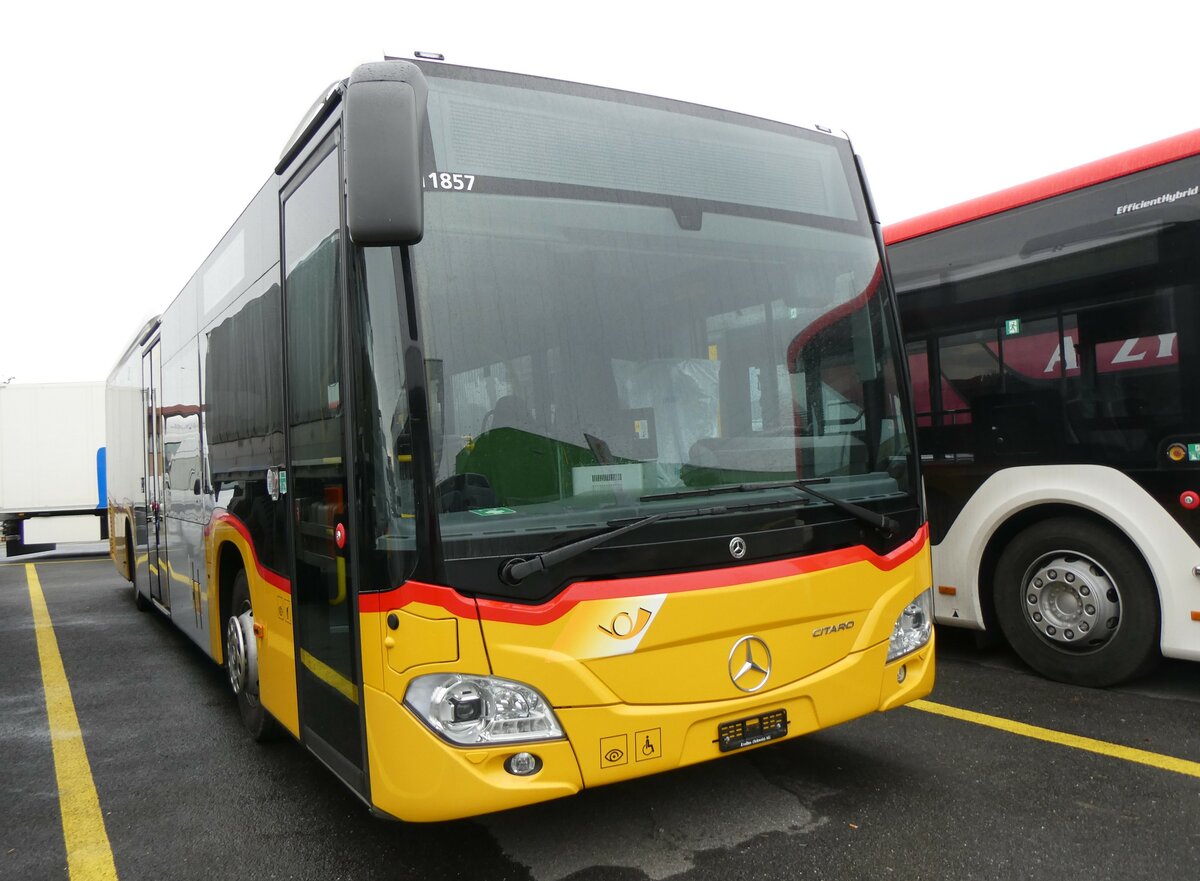 (259'400) - PostAuto Bern - (BE 538'988)/PID 11'857 - Mercedes (ex BE 653'386) am 17. Februar 2024 in Kerzers, Interbus