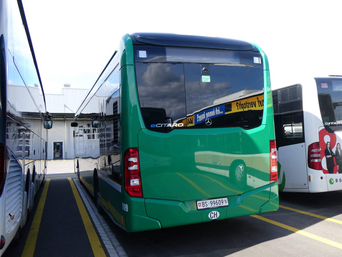 (259'596) - BVB Basel - Nr. 8109/BS 99'609 - eMercedes am 24. Februar 2024 in Winterthur, Daimler Buses