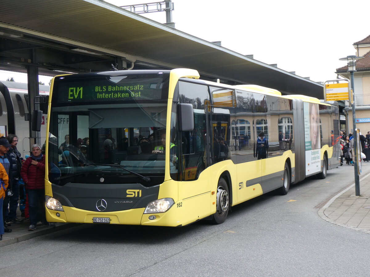 (259'648) - STI Thun - Nr. 172/BE 752'162 - Mercedes am 26. Februar 2024 beim Bahnhof Spiez