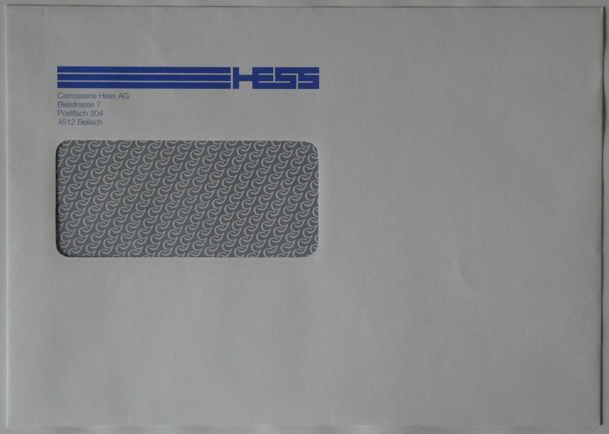 (260'401) - Hess-Briefumschlag vom 2. Oktober 2007 am 17. Mrz 2024 in Thun