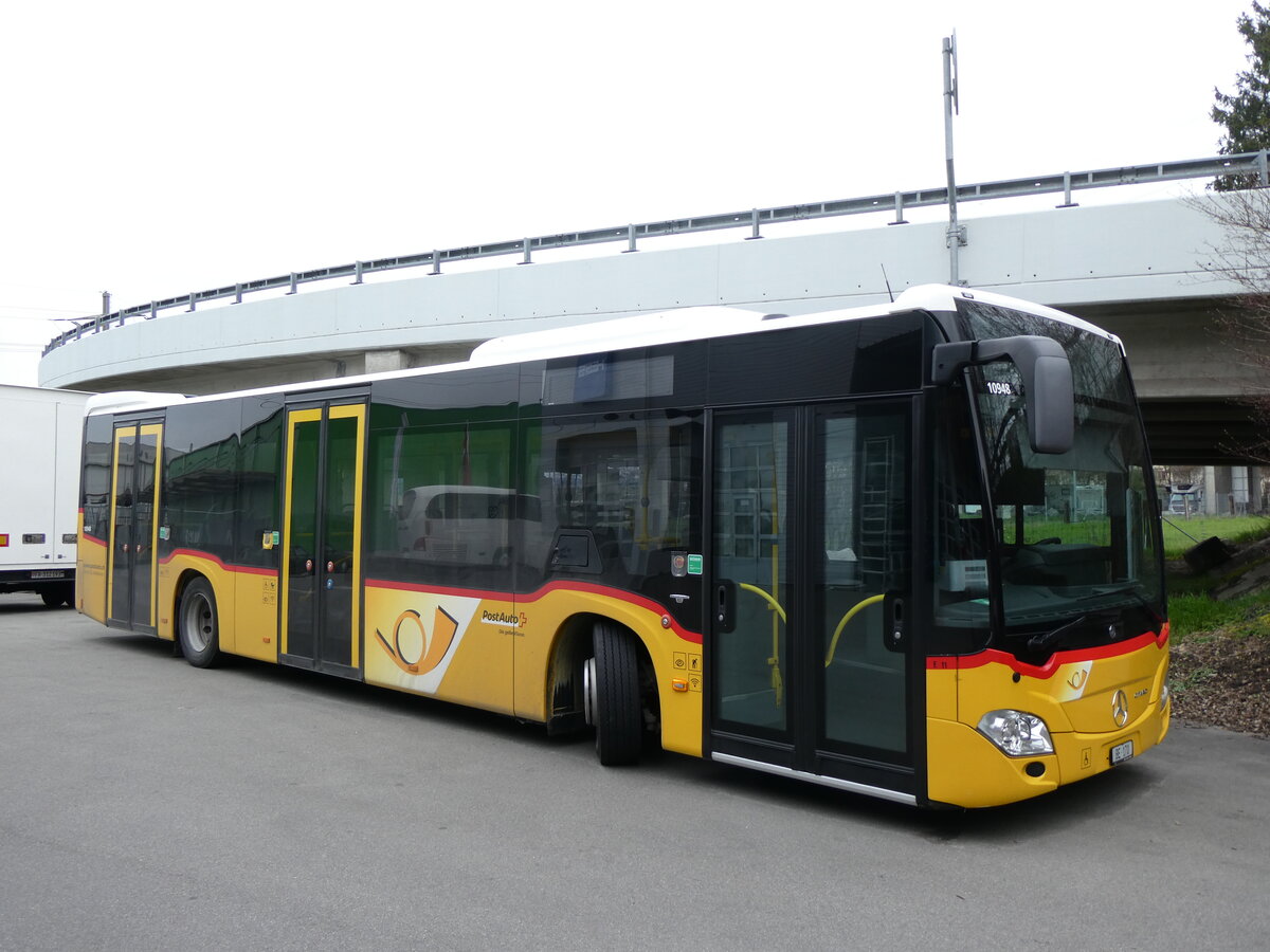 (260'423) - Funi-Car, Biel - Nr. EP11/BE 170/PID 10'948 - Mercedes (ex Eurobus, Bern Nr. 11) am 17. Mrz 2024 in Kerzers, Interbus