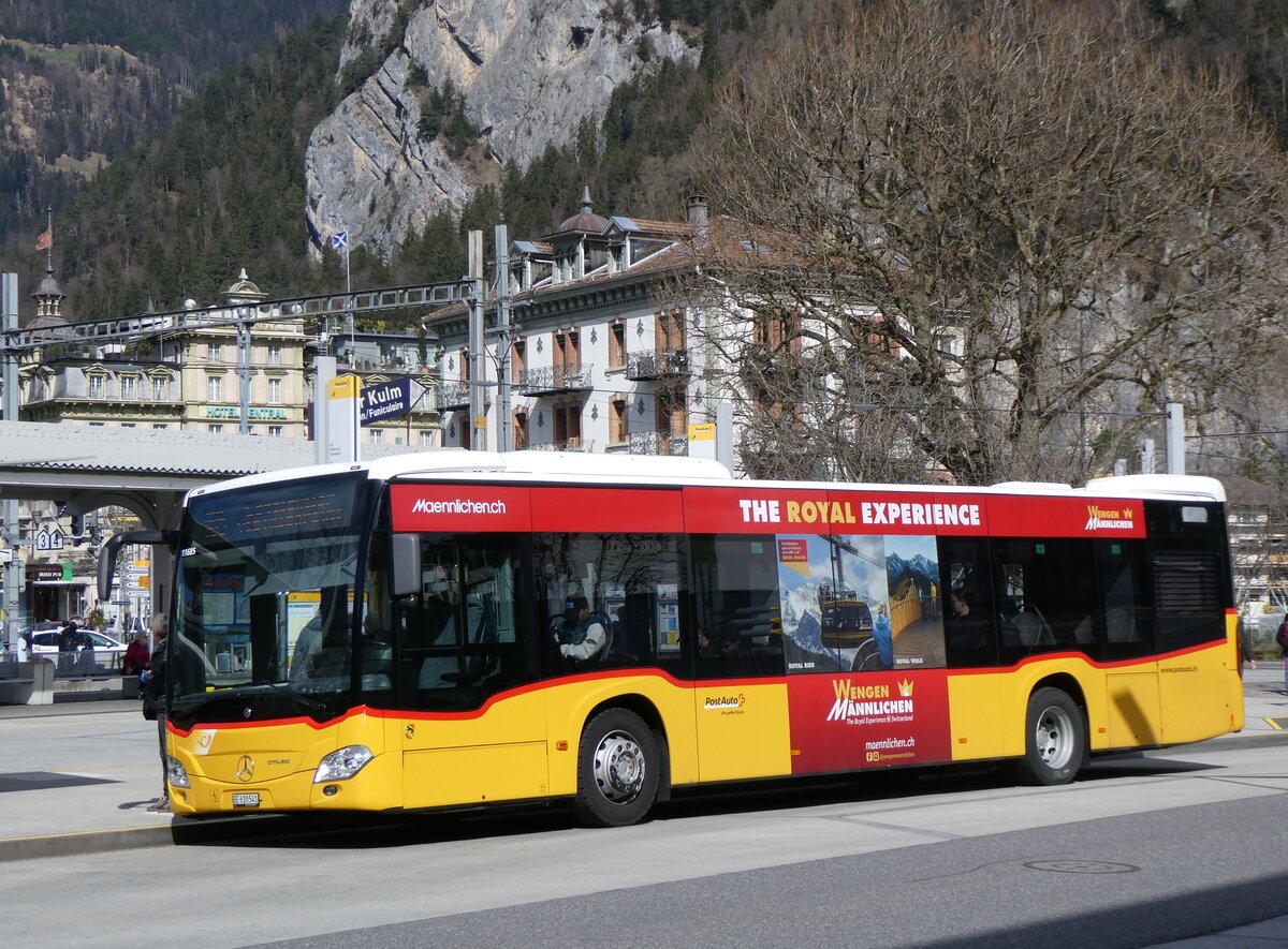 (260'691) - PostAuto Bern - BE 610'541/PID 11'685 - Mercedes am 26. Mrz 2024 beim Bahnhof Interlaken West
