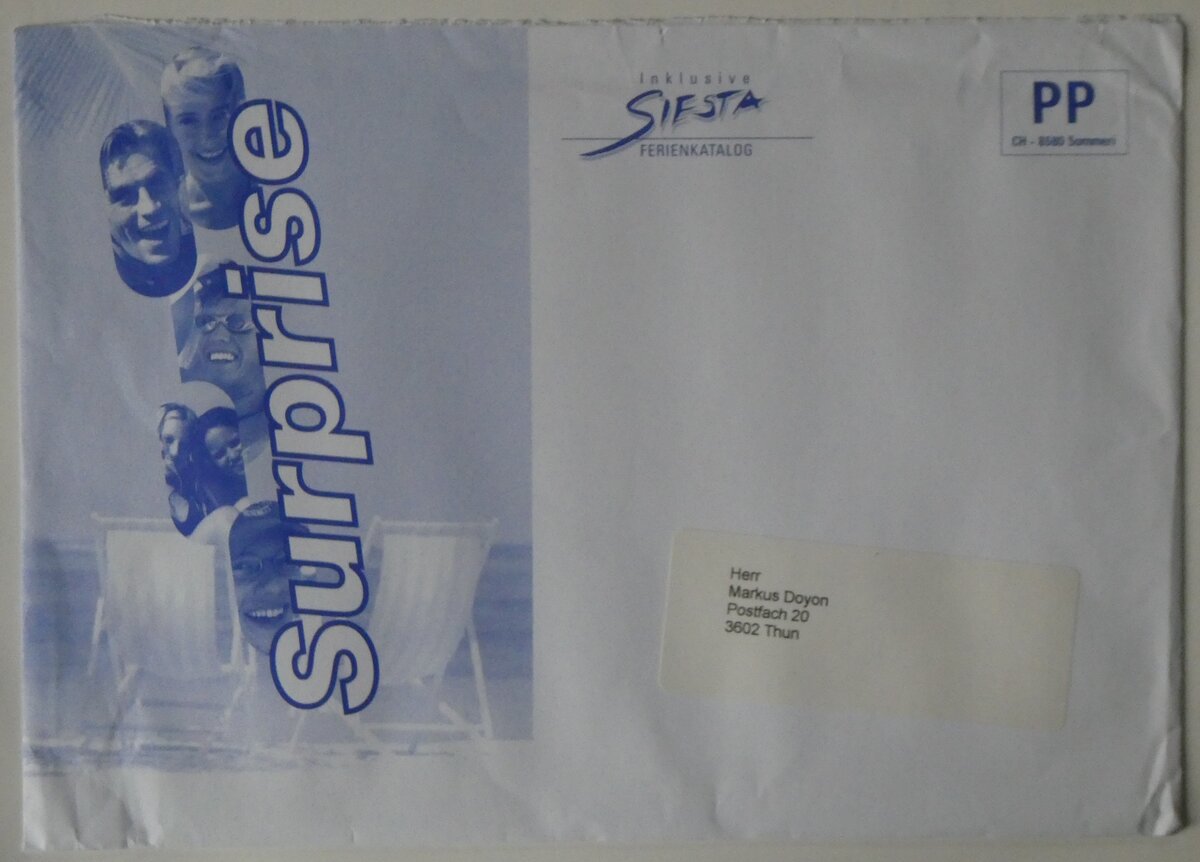 (260'871) - Surprise-Briefumschlag am 31. Mrz 2024 in Thun