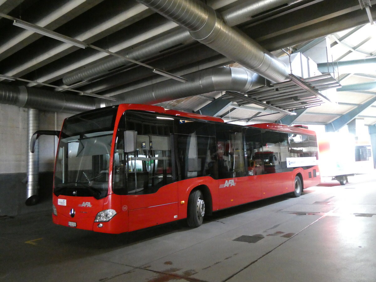(261'008) - AFA Adelboden - Nr. 96/BE 823'926 - Mercedes am 5. April 2024 in Adelboden, Busstation