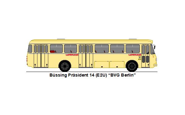 BVG Berlin - Bssing Prsident 14 (E2U)